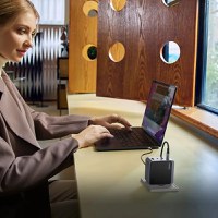 Incarcator rapid retea UGREEN Nexode S 100W 4-Port GaN Fast Charger EU, 3x USB-C, 1x USB-A, Negru/Gri - 8