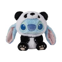 Jucarie de plus MINISO, din seria Disney Lilo & Stitch (Panda Stitch), 27 cm - 1