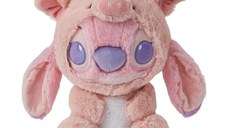 Jucarie de plus MINISO, din seria Disney Lilo & Stitch (Piglet Angel) , 27 cm