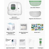 Litiera smart cu autocuratare PETKIT Purobot Max Pro with Camera Self-Cleaning pentru pisici, Recunoastere faciala, 8L - 2