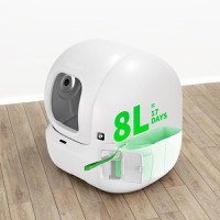 Litiera smart cu autocuratare PETKIT Purobot Max Pro with Camera Self-Cleaning pentru pisici, Recunoastere faciala, 8L - 5