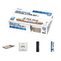 Litiera smart PETKIT T7 Purobot Crystal Duo + Set nisip cristalin cu detectare pH PETKIT Urine Monitor Crystal Litter Set 4 Pack - 3