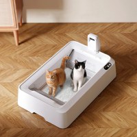 Litiera smart PETKIT T7 Purobot Crystal Duo + Set nisip cristalin cu detectare pH PETKIT Urine Monitor Crystal Litter Set 4 Pack - 7