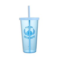 Pahar cu capac si pai MINISO, din seria Disney Lilo & Stich, 600ml - 2