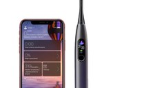 Periuta de dinti electrica inteligenta Oclean X Pro Smart Electric Toothbrush, Aurora Purple