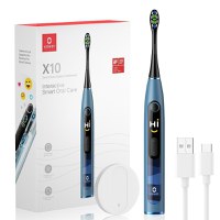 Periuta de dinti electrica Oclean X10 Smart Electric Toothbrush, Ocean Blue, 40.000 RPM, autonomie 60 de zile - 3