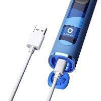 Periuta de dinti electrica Oclean X10 Smart Electric Toothbrush, Ocean Blue, 40.000 RPM, autonomie 60 de zile - 5