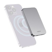 RESIGILAT-Baterie externa HINOVO MB1-5000 Magsafe Power Bank 5000mAh pentru iPhone, Incarcare Wireless - 2