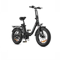 Resigilat - Bicicleta electrica pliabila ULZOMO E-bike Dolphin 20, 250W, 36V 13Ah, autonomie 89km, viteza 25km/h, Black, 20'' - 2
