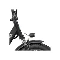 Resigilat - Bicicleta electrica pliabila ULZOMO E-bike Dolphin 20, 250W, 36V 13Ah, autonomie 89km, viteza 25km/h, Black, 20'' - 4