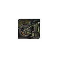 Resigilat - Bicicleta electrica pliabila ULZOMO E-bike Dolphin 20, 250W, 36V 13Ah, autonomie 89km, viteza 25km/h, Black, 20'' - 7