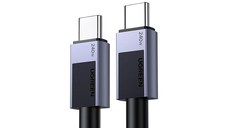 RESIGILAT-Cablu de date si incarcare UGREEN USB-C to USB-C PD 3.1 Fast Charging Cable L513, USB C la USB C, Negru, 1m