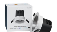 RESIGILAT - Spot Smart LED Yeelight Mesh Downlight M2, Dimabil, 350 lm, 2700-6500K, 5W, Control vocal, WiFi, Alb