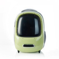 Rucsac cu hublou PETKIT Cat Travel Bag 2, Ventilare, Sistem iluminare, Green - 1
