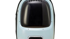 Rucsac cu hublou PETKIT Cat Travel Bag, Ventilare, Sistem iluminare, Blue