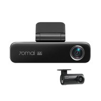 Set 2 Camere auto 70mai Dash Cam 4K M800 si camera luneta 70mai RC14, inregistrare Dual Channel, GPS, HDR, ADAS - 1