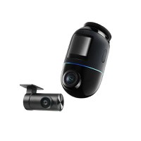 Set 2 Camere auto 70mai: Omni X800 Dash Cam, 4K, 360⁰, detectie AI miscare, GPS&ADAS + RC14 + Card SD 70mai 128GB - 2