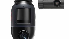 Set 2 Camere auto 70mai: Omni X800 Dash Cam, 4K, 360⁰, detectie AI miscare, GPS&ADAS + RC14 + Card SD 70mai 128GB