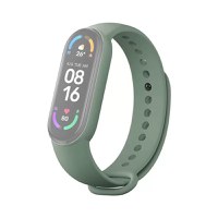 Set 3 curele Bratara fitness Xiaomi Mi Smart Band 6 - Ivory, Verde Maslin, Galben - 5