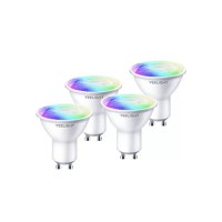 Set 4 Becuri Yeelight LED GU10 Smart Bulb W1, Multicolor, 4.5W, 350 lm - 2