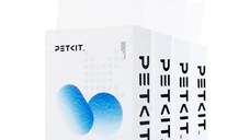Set 4 cutii nisip pentru litiera PETKIT Occult Blood Test Mixed Cat Litter cu test integrat de sange ocult, 2.4kg per cutie