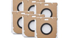 Set 6 saci de unica folosinta pentru colectarea prafului de 2.5L compatibili cu aspiratorul vertical Dreame Z10 Station