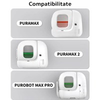 Set accesorii PETKIT Magnetic Cat Litter Remover pentru indepartarea nisipului tofu pentru pisici, verde - 4