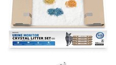 Set de nisip cristalin PETKIT pentru monitorizarea urinei, compatibil cu litierele Purobot Crystal Duo