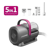 Set ingrijire animale de companie PETKIT AirClipper 5-in-1 Pet Grooming Kit, Autonomie 2.5hr, 35000 r/min, Negru - 1