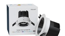 Spot Smart LED Yeelight Mesh Spotlight M2, Dimabil, 350 lm, 2700-6500K, 5W, Control vocal, WiFi, Alb