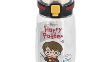 Sticla cu capac, seria MINISO Harry Potter (580 ml) (negru)