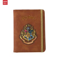 Suport pentru pasaport cu banda elastica, seria MINISO Harry Potter (maro) - 2