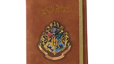 Suport pentru pasaport cu banda elastica, seria MINISO Harry Potter (maro)