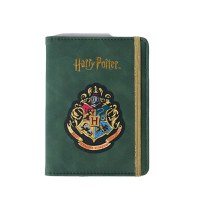 Suport pentru pasaport cu banda elastica, seria MINISO Harry Potter (verde) - 1