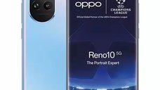 Telefon mobil OPPO Reno 10 5G, 8GB RAM, 256GB, Ice Blue, Dual SIM, Camera Tripla: 64MP, Procesor Mediatek MT6877V Dimensity 7050