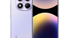 Telefon Redmi Note 14 Pro, 8GB RAM, 256GB ROM, Aurora Purple, Dual Sim, Camera tripla 200MP, procesor MediaTek Helio G100-Ultra