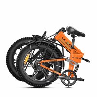 Ulzomo Dunes 20 E-bike, bicicleta electrica pliabila, 750W, 48V 16Ah, autonomie 120km, viteza maxima 40km/h, Orange, 20'' - 3
