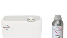 Aparat profesional Parfumare spatii Good Scent GS2400, culoare alba cu rezerva 1 Kg inlcusa