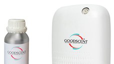 PACHET: Aparat Profesional Parfumare spatii Good Scent GS480, culoare alba cu 500 g esenta inclusa