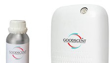 PACHET: Aparat Profesional Parfumare spatii Good Scent GS480, culoare alba cu 500 g esenta inclusa