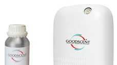 PACHET: Aparat Profesional Parfumare spatii Good Scent GS480, culoare alba cu 500 g esenta inclusa