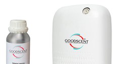 PACHET: Aparat Profesional Parfumare spatii Good Scent GS480, culoare alba cu 500 g esenta inclusa