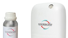 PACHET: Aparat Profesional Parfumare spatii Good Scent GS480, culoare alba cu 500 g esenta inclusa