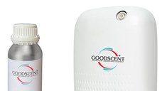 PACHET: Aparat Profesional Parfumare spatii Good Scent GS480, culoare alba cu 500 g esenta inclusa