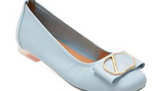 Balerini GRYXX albastri, 460011, din piele naturala