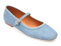 Balerini GRYXX albastri, 902, din material textil - 1