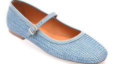 Balerini GRYXX albastri, 902, din material textil