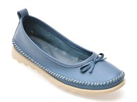 Balerini GRYXX albastri, EV2815, din piele naturala - 1