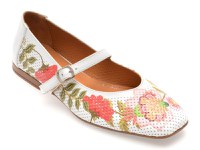 Balerini GRYXX albi, 2842864, din piele naturala - 1