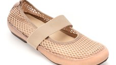 Balerini GRYXX bej, 1966, din material textil